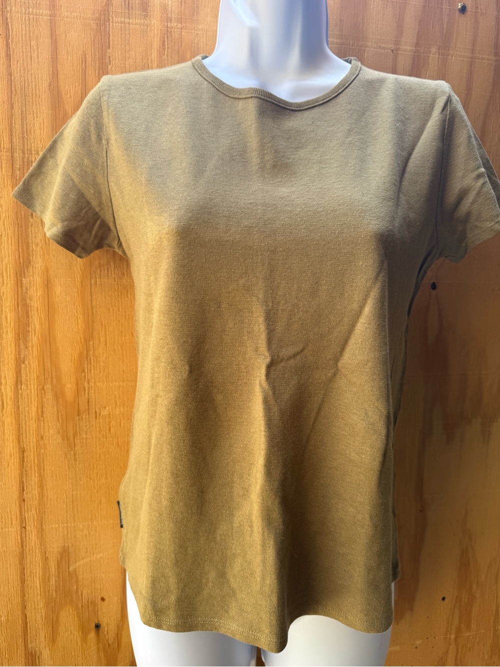 The Hempower Hemp T-Shirt Olive Green Sustainable Italian Eco Top